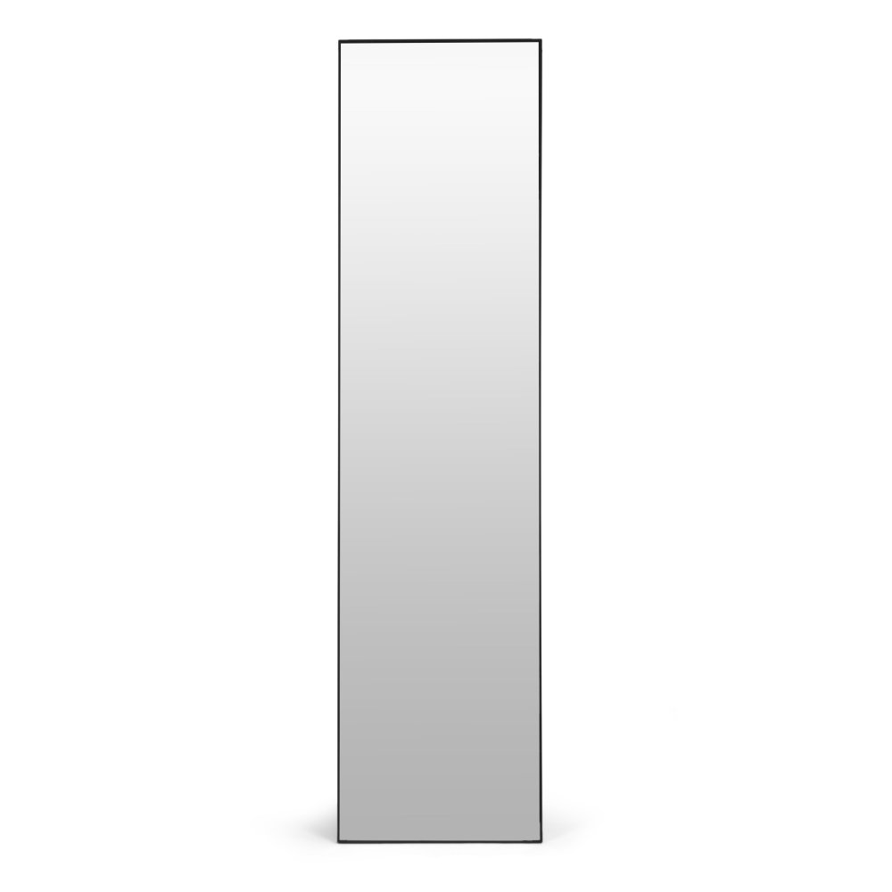 Full Length Standing Mirror 159 cm with Aluminum Frame by ModernHome, Black (0)