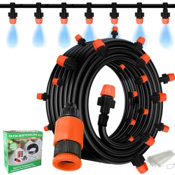 Outdoor Misting Cooling System 15m Garden Sprinkler