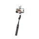 Tech-Protect L05S Bluetooth Selfie Stick with Tripod up to 105cm with LED Light - Black