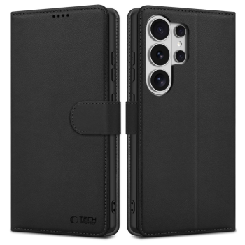 Samsung Galaxy S26 Ultra (SM-S948B/DS) Tech-Protect Wallet Book Case Cover, Black