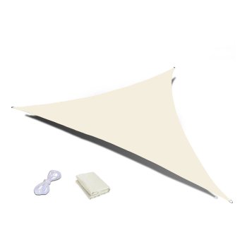 Waterproof Sun Shade Sail Canopy ModernHome 3x3x3m, Beige
