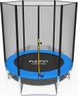 FUNFIT Garden Trampoline with Safety Net and Ladder, 183 cm