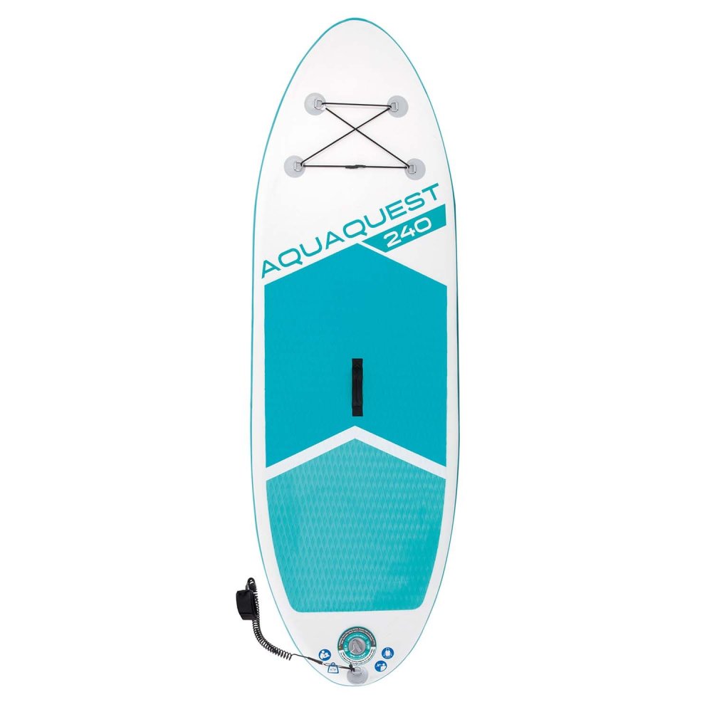 Intex Aqua Quest 240 Youth Inflatable SUP Board 244x76x13 cm 68241 (0)