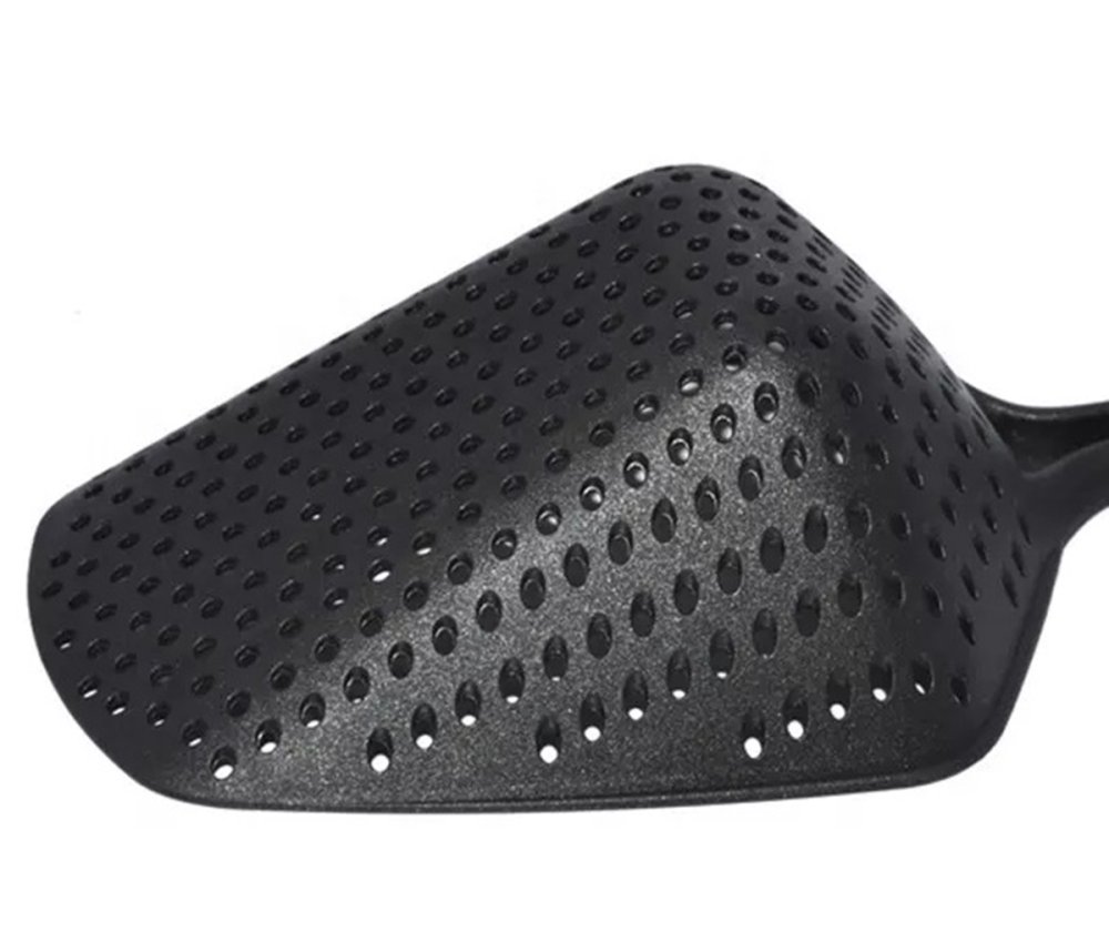 Kitchen Skimmer Spoon with Strainer, 34 cm, Black (1)