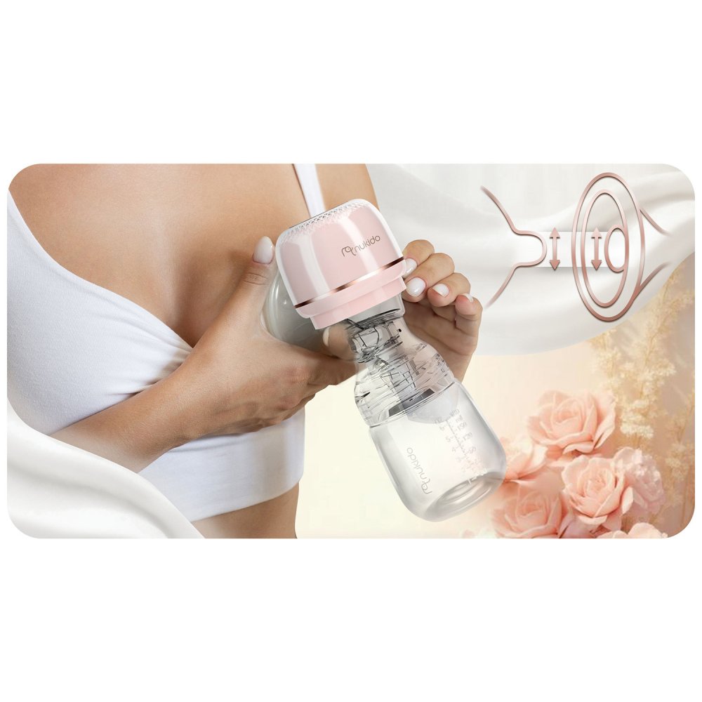 Electric Breast Pump, Lactator, Pink (Nukido NK-961) (2)