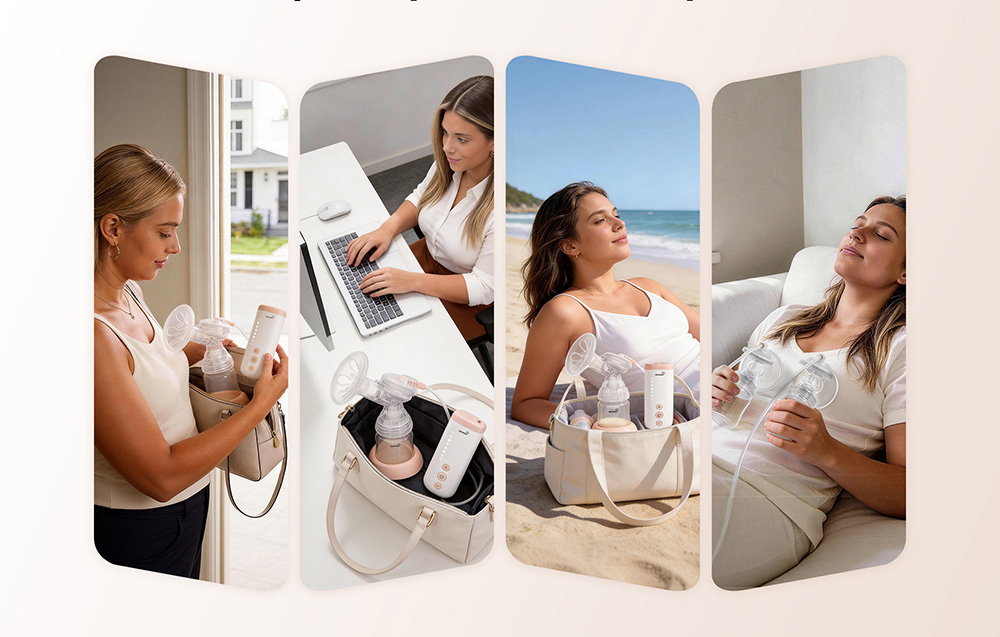 Grownsy EBP08 Cordless Electric Breast Pump (1)