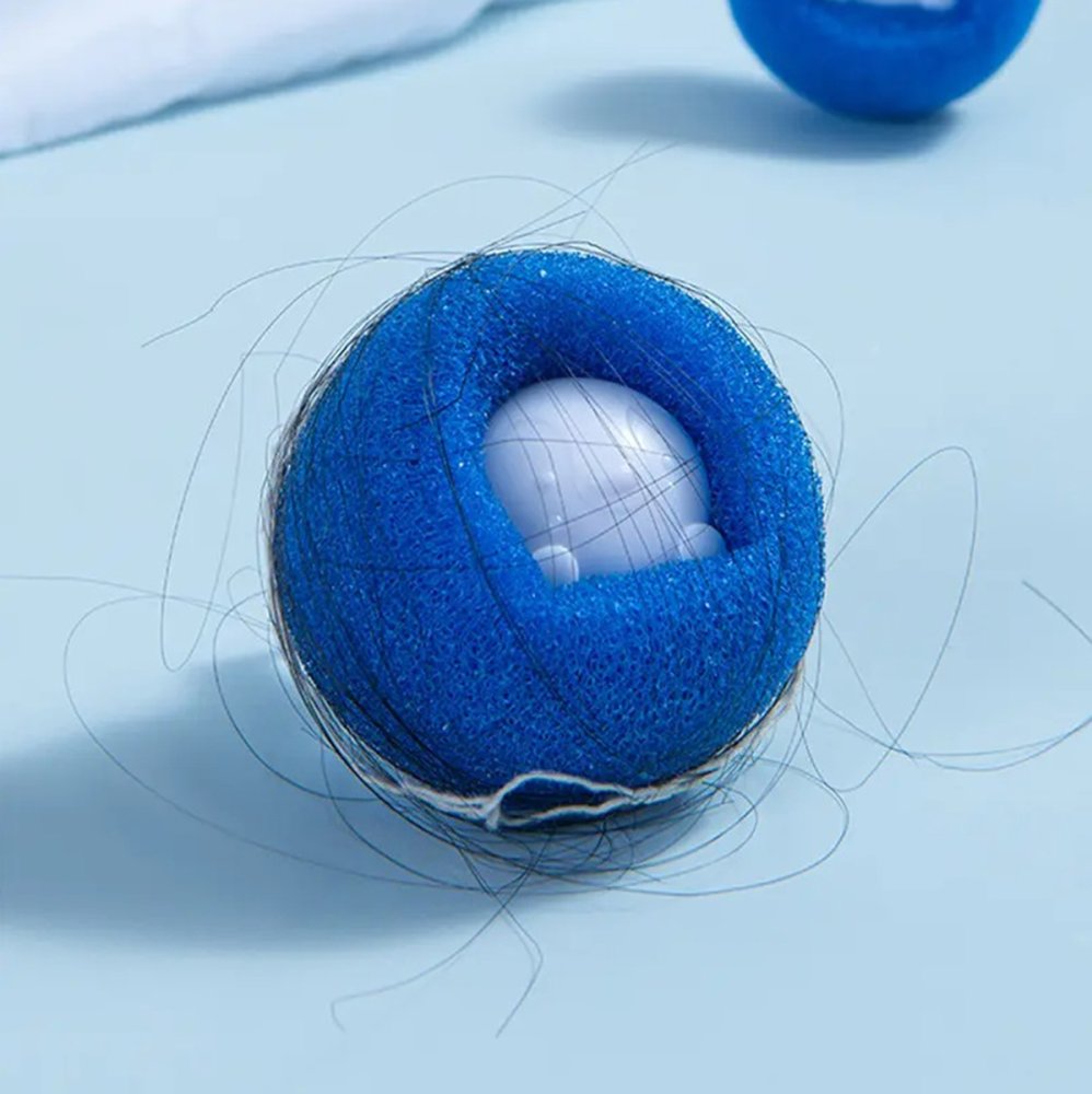 Anti-lint Washing Sponge – Blue (1)