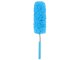 Telescopic microfiber dust brush, 35–83 cm, blue
