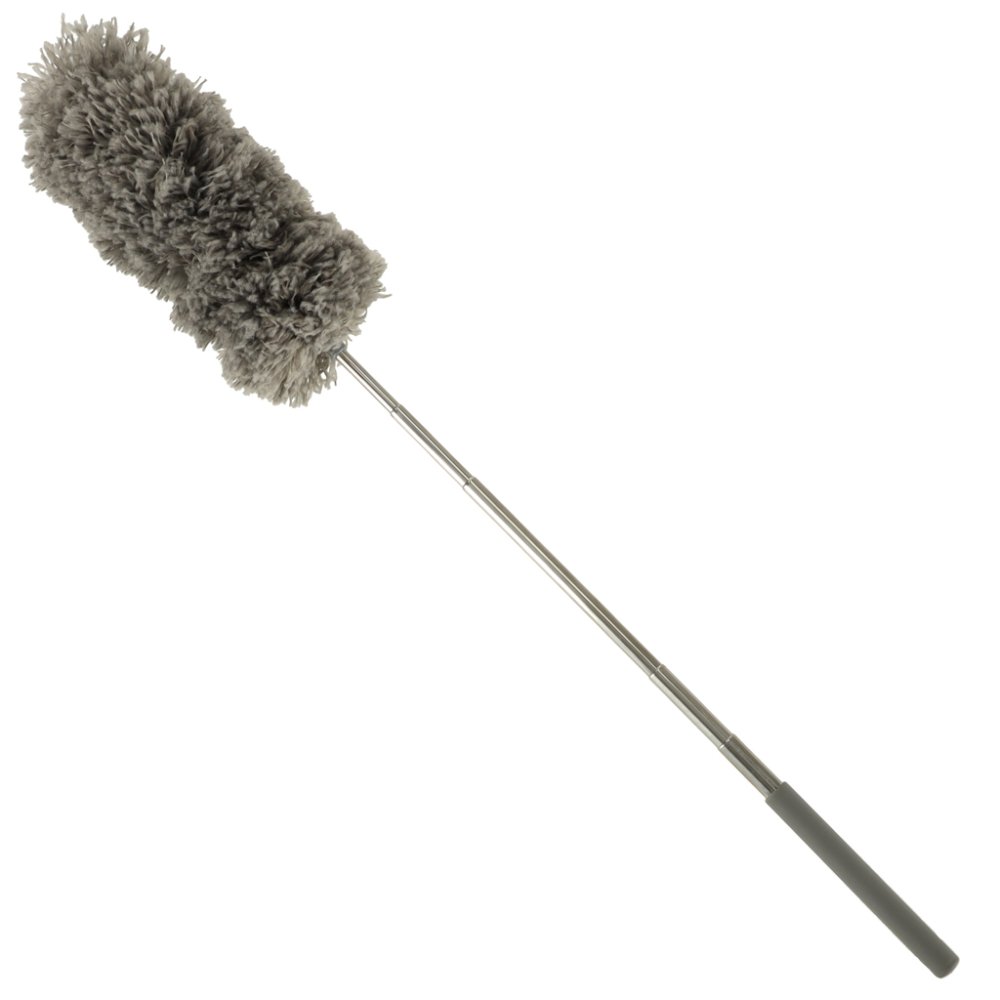 Telescopic Microfiber Duster for Cleaning, Grey (2)