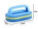 Universal Cleaning Sponge with Handle for Kitchen and Bathroom, Blue