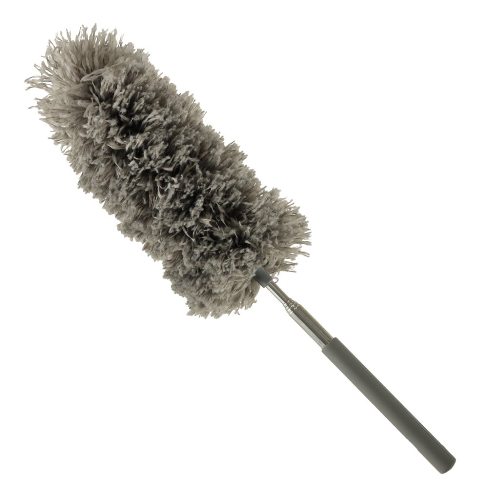 Telescopic Microfiber Duster for Cleaning, Grey (0)