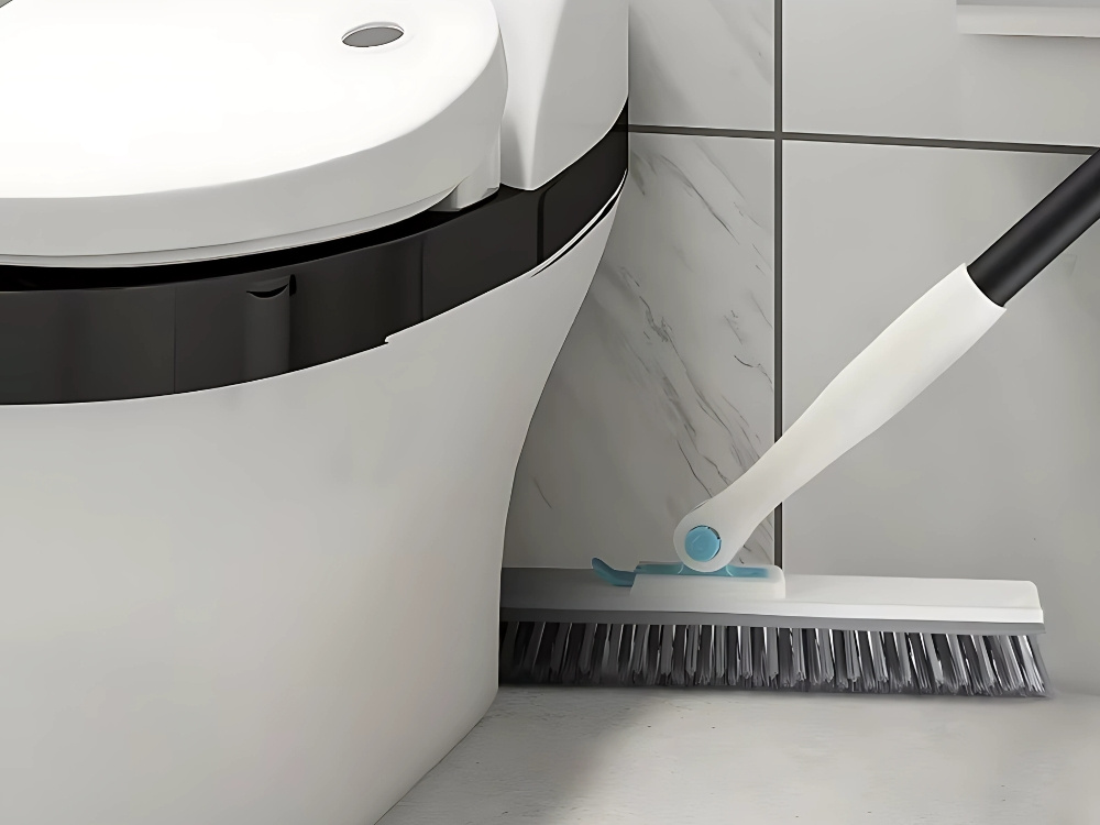 Floor scrubbing brush squeegee water scrubber powerful 2-in-1 (2)