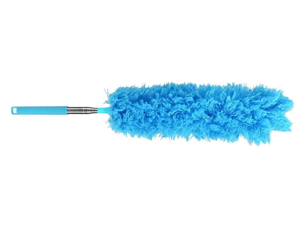 Telescopic microfiber dust brush, 35–83 cm, blue (0)