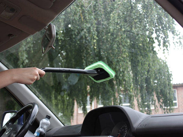 Car Windshield Cleaning Tool, Microfiber Window Washing Brush, Automobile Window Mirror Dust Dirt Removal Tool (5)