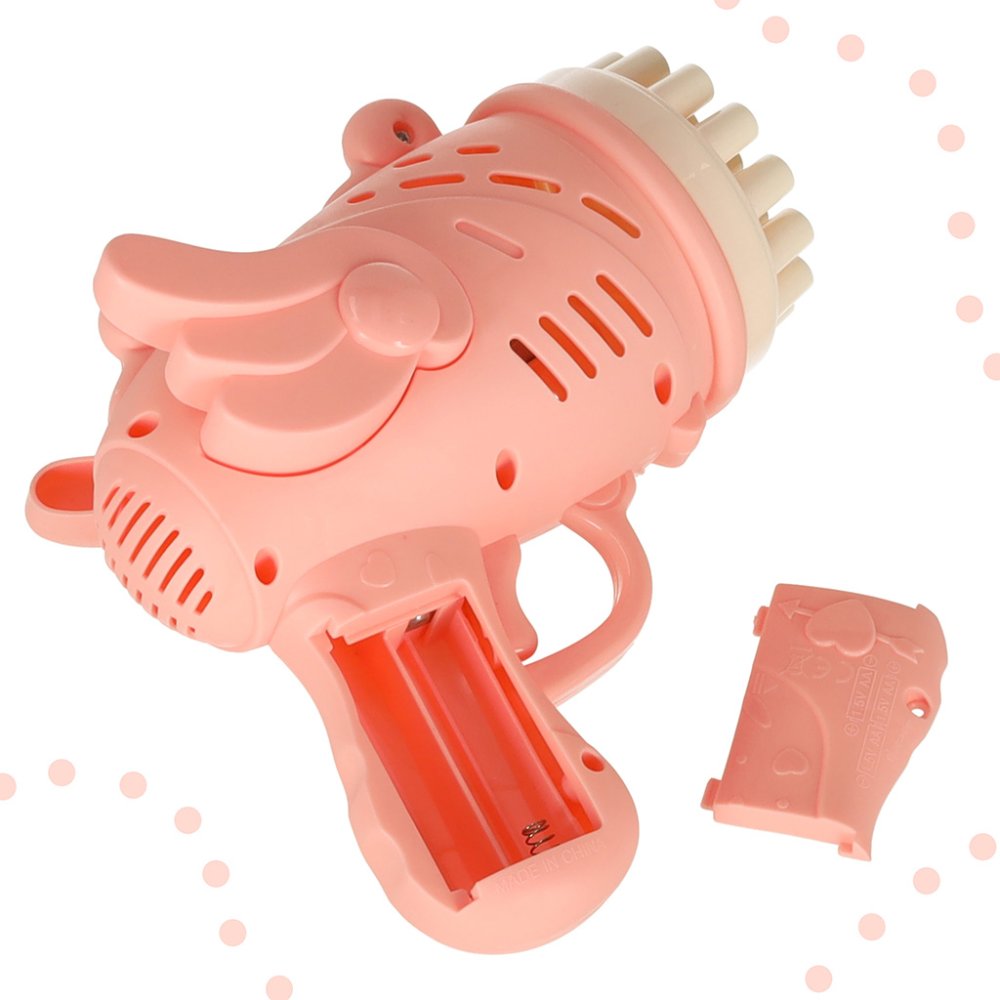 Soap Bubble Gun with Wings, Pink (5)