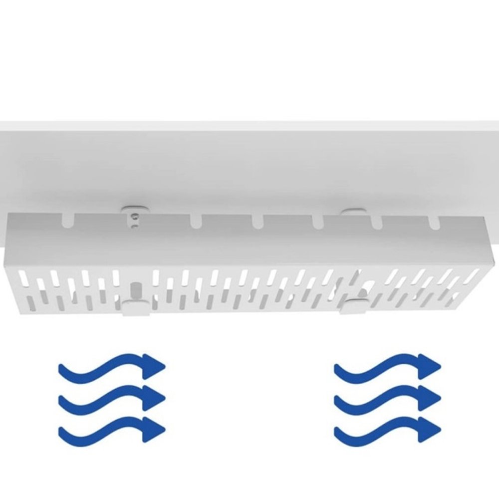 Cable organizer under desk top white (3)
