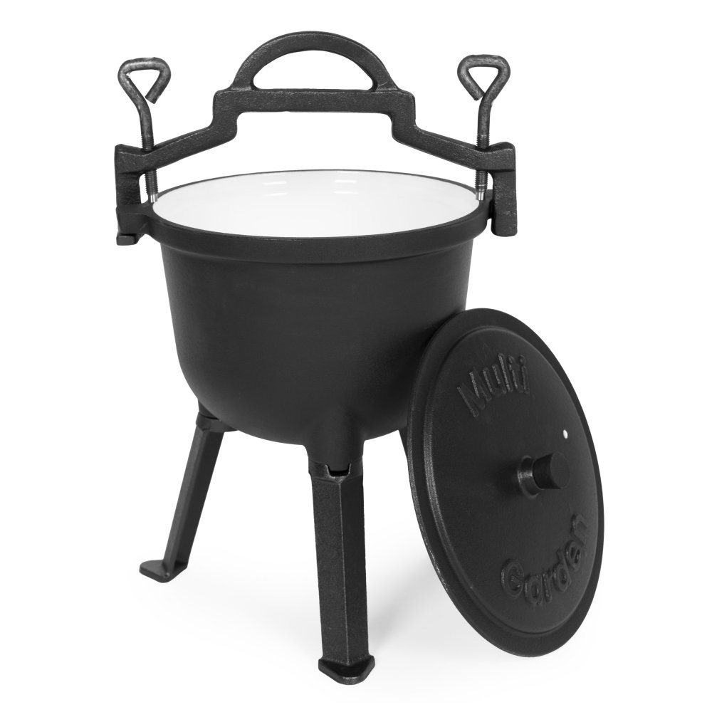 Enameled Cast Iron Camping Cauldron 5L MultiGarden (3)