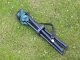 Folding fishing and camping stool with carry strap