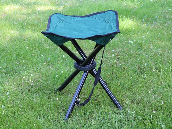 Folding fishing and camping stool with carry strap (2)