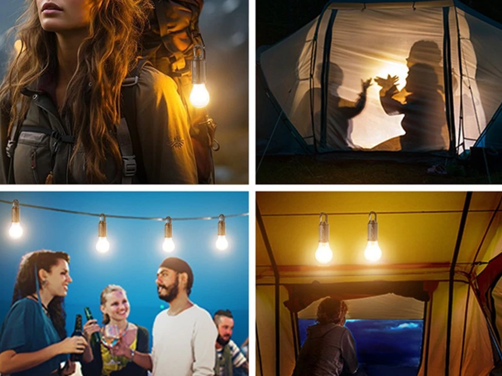 Rechargeable LED Camping Lantern with Hanging Hook 3 Modes USB-C (3)