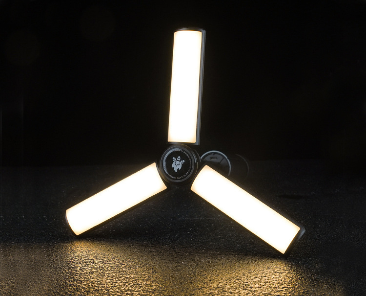 Telescopic LED Camping Lantern with Rechargeable Flashlight (2)