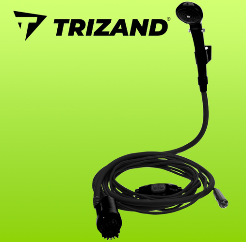TRIZAND Portable Camping Shower with 12V Car Plug (2)