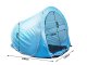 Pop-up Beach Tent, Large, Self-Opening, Zippered, Carry Bag, Blue