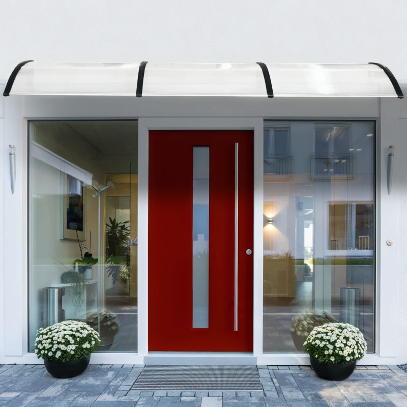 Door Canopy 120x80 cm Polycarbonate Entrance Awning MultiGarden (0)