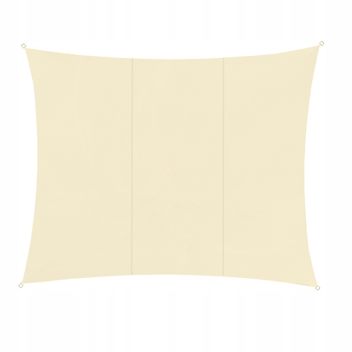 Gardlov 23144 Garden Patio Waterproof Sun Shade Sail Awning Canopy 3x4m, Beige (5)