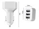 Car Car Charger For Cigarette Lighter Sockets 3Xusb