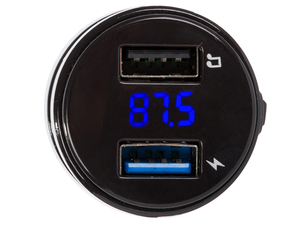 Car FM Transmitter, Audio Adapter with MP3 Bluetooth Player, Charger with 2 x USB Ports (4)