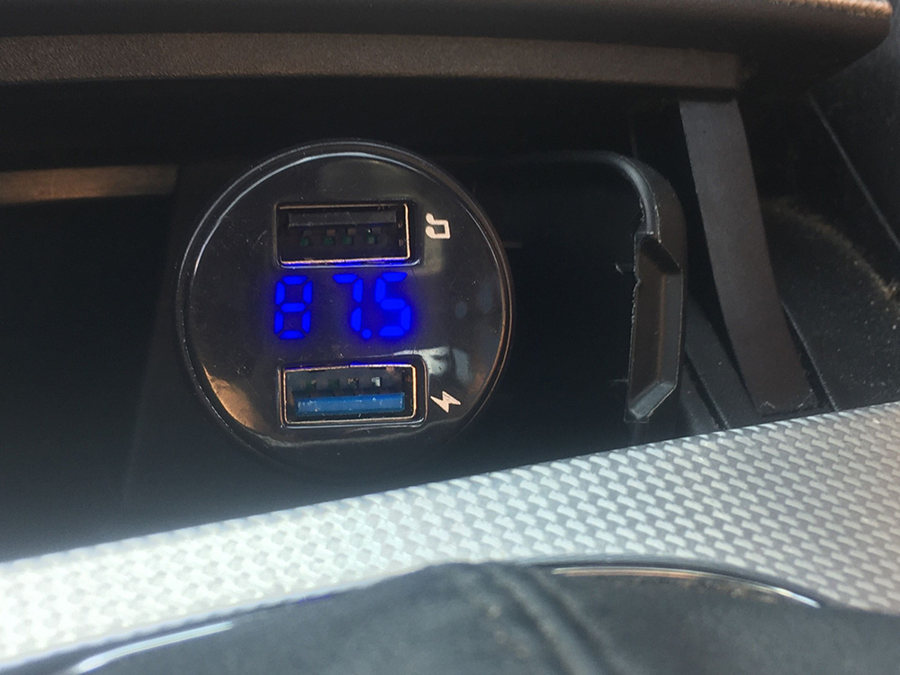 Car FM Transmitter, Audio Adapter with MP3 Bluetooth Player, Charger with 2 x USB Ports (8)