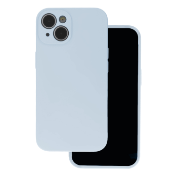 Apple iPhone 13 6.1'' Matt Silicone Color Case Cover, Baby Blue