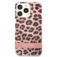 Apple iPhone 13 6.1\'\' Guess Leopard Case Cover (GUHCP13LHSLEOP), Pink