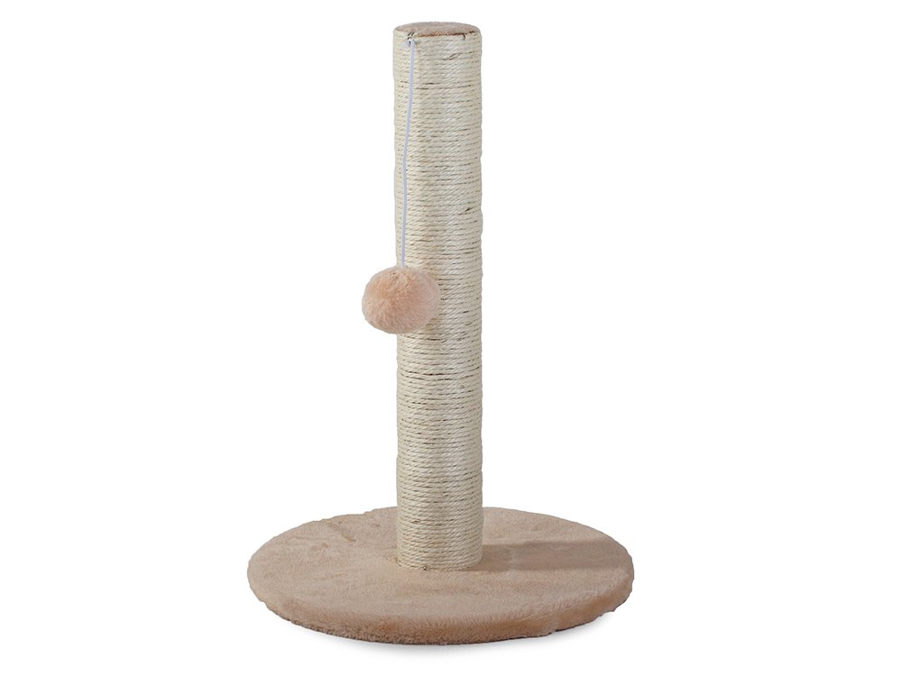 Cat Sisal Scratching Post, 43 cm - Beige (0)