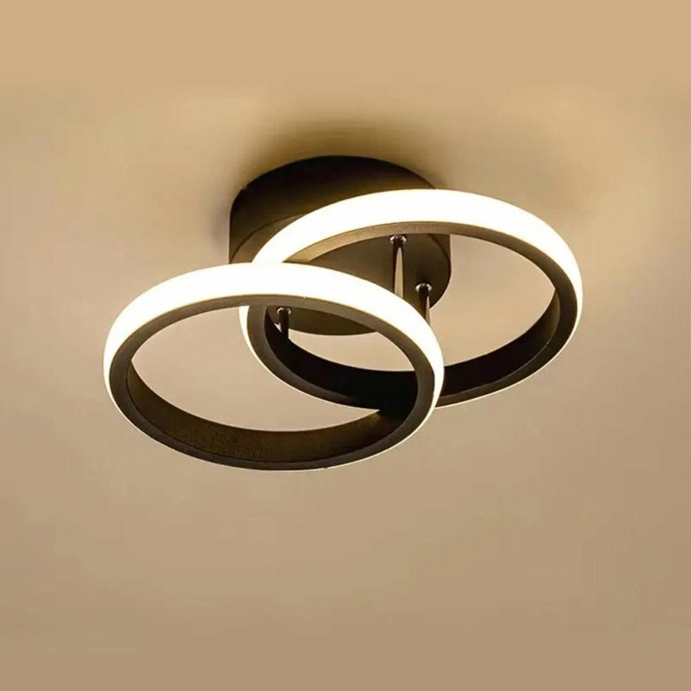 Chandelier Ceiling LED Light Lamp 20W, Black (2)