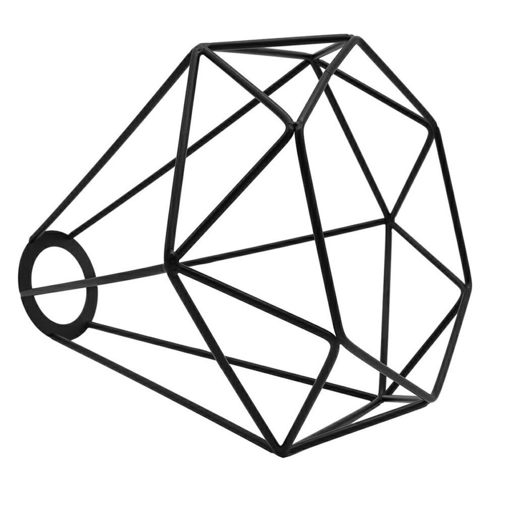 Loft Style Chandelier Ceiling Light Lamp E27, Black (1)