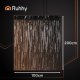 Foil Fringe Curtain Party Backdrop Ruhhy 26172, 2x1 m, Black