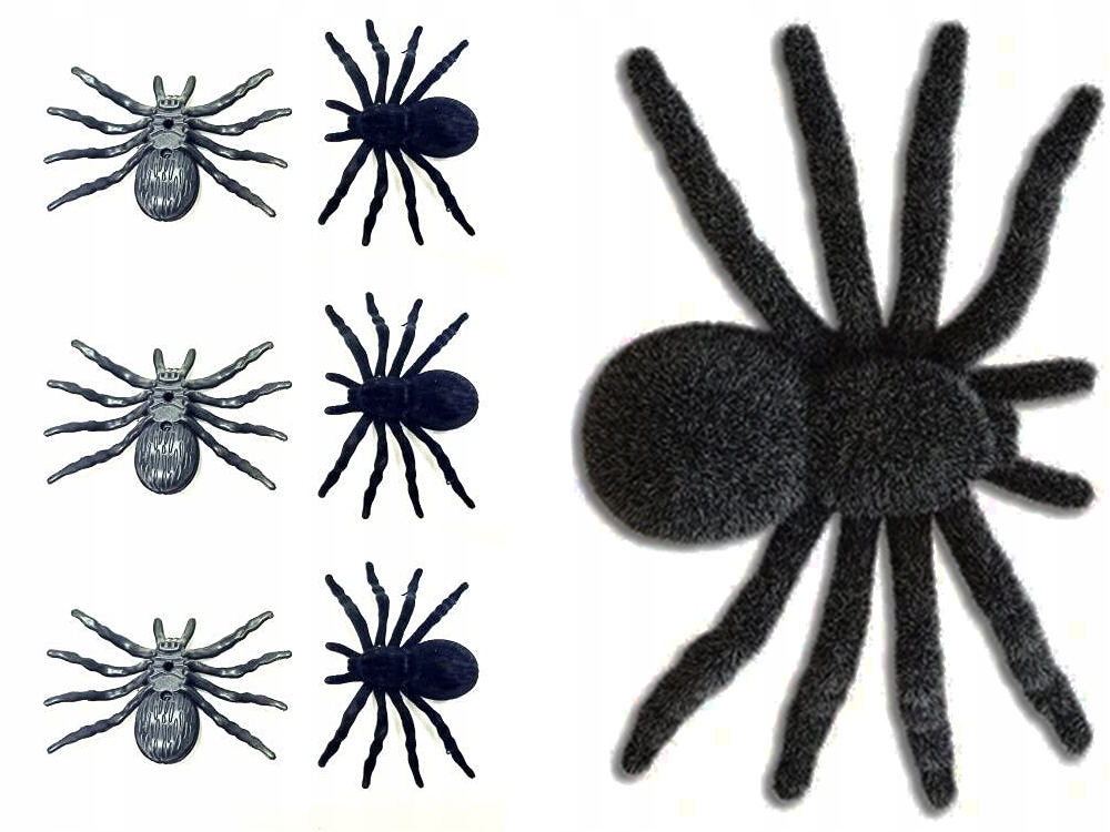 Halloween Spider 4 Pcs Large Decoration Spooky (2)