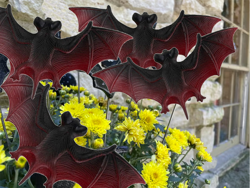 Halloween Bat Decoration Set Of 4 (0)