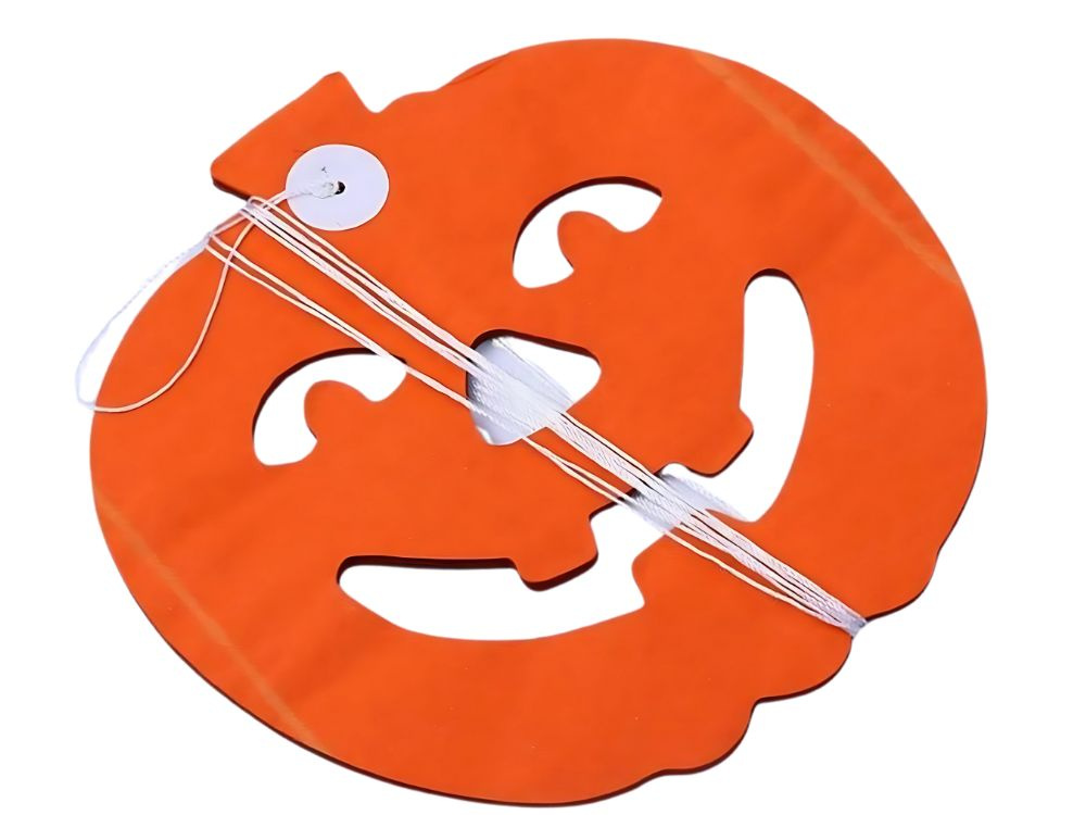 Decorative Garland Halloween Pumpkin/Spider Paper Long 3 Metres (0)