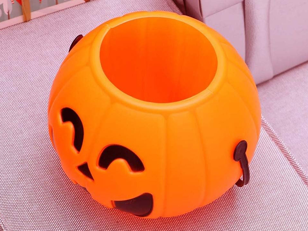 Halloween Candy Bucket Container Pumpkin, 15cm x 13cm (8)