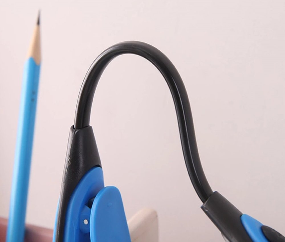 Clip-on Reading LED Light Lamp, Blue (2)