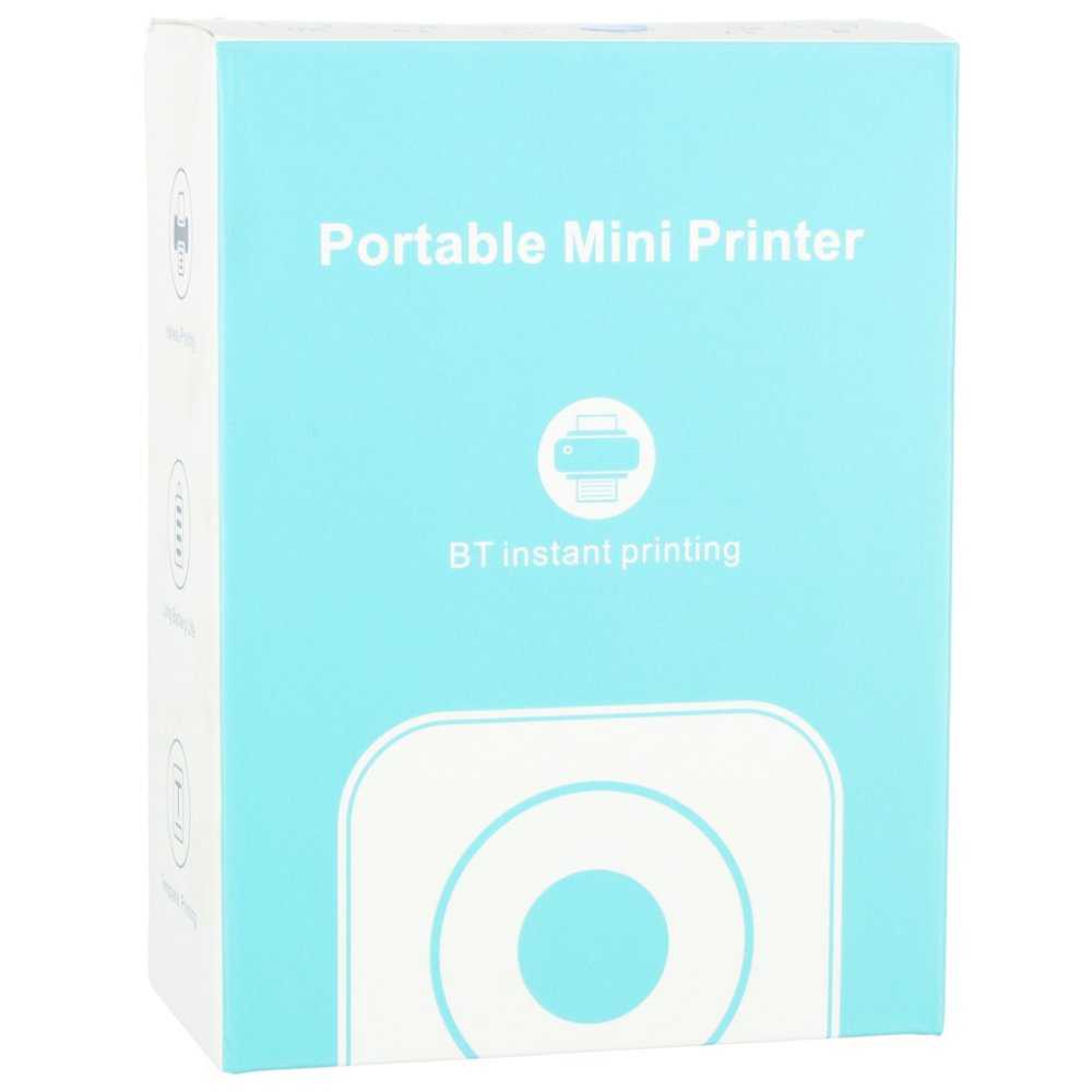Portable Mini Stickers Label Photo Printer (1)