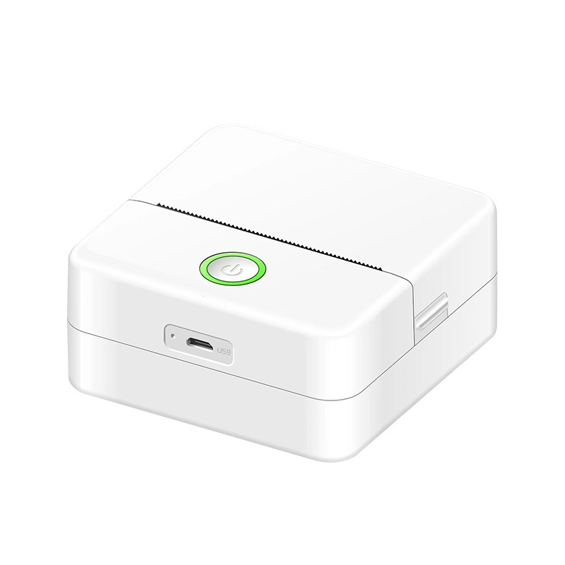 Mini Thermal Printer Setty DT1-0 Bluetooth Portable Sticker Maker, white (0)