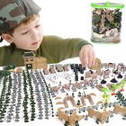 Military Base 350El Soldiers Little Army Figurines