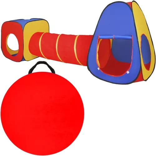Kruzzel 23871 3-in-1 Pop-Up Kids Play Tent with Tunnel