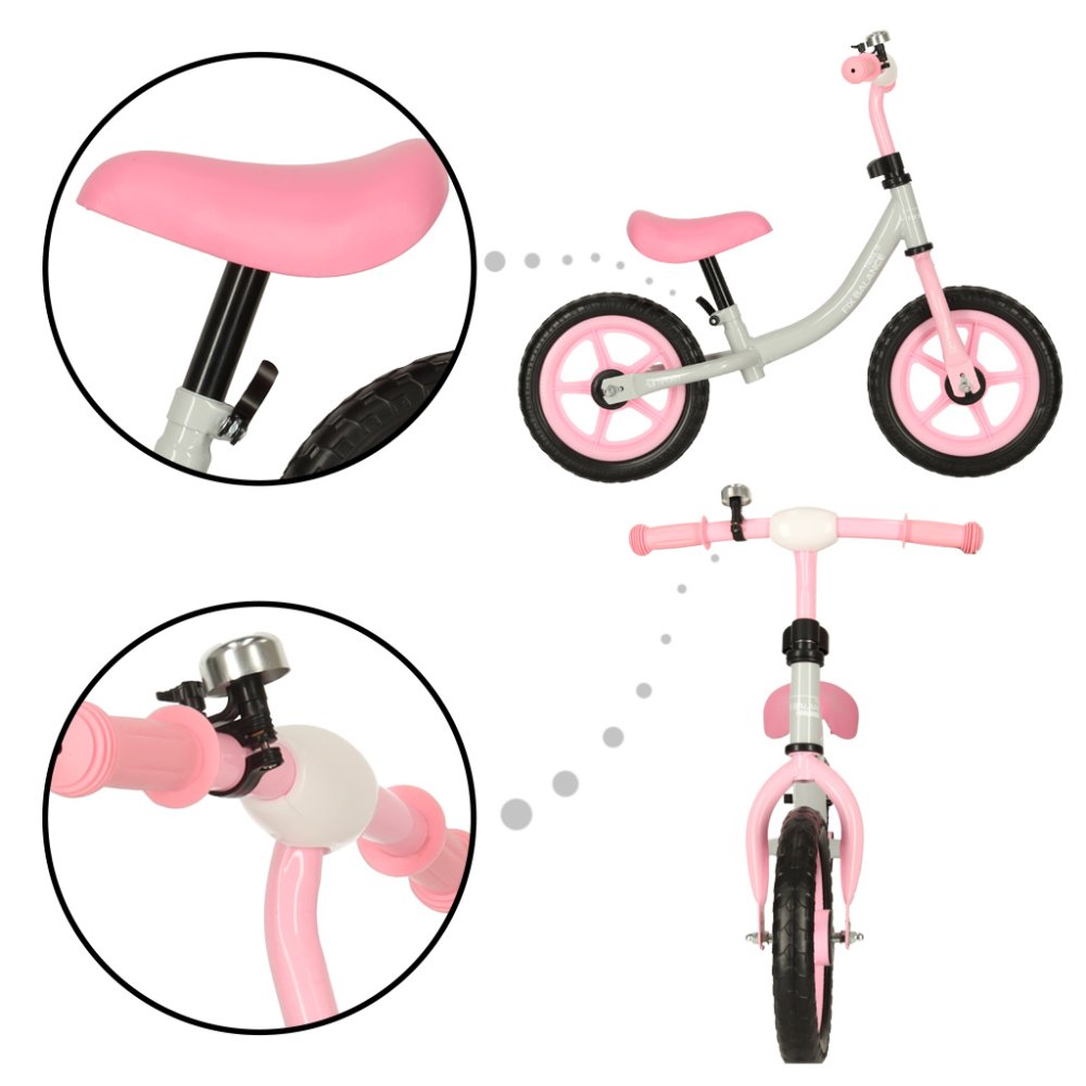 Trike Fix Balance Kid's Balance Bike for Sport and Leisure, Pink (3)