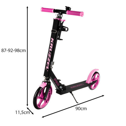 Spidoo Kids Scooter Kruzzel 25628, Pink (4)