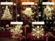 3D Stained Glass Window Decoration, Christmas Bells Lights